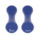 Гантелі вінілові 4FIZJO 2 x 2 кг 4FJ0192 (P-5907739312020)