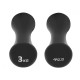 Гантелі вінілові 4FIZJO 2 x 3 кг 4FJ0193 (P-5907739312037)