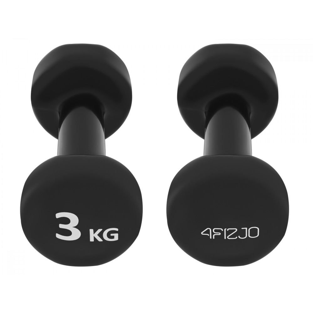 Гантелі вінілові 4FIZJO 2 x 3 кг 4FJ0194 (P-5907739311986)