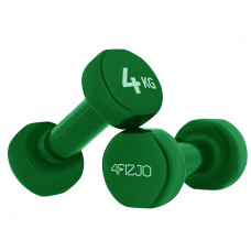 Гантели виниловые 4FIZJO 2 x 4 кг 4FJ0209 (P-5907739312792)