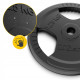 Диск металлический 4FIZJO 2 x 1.25 кг 26 мм Black (P-5905973401357)