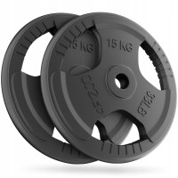 Диск металлический 4FIZJO 2 x 15 кг 26 мм Black (P-5905973401371)