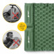 Килимок (каремат) надувний Mountain Goat 200 x 120 x 7 см двомісний з вбудованим насосом Navy Green (P-5905973403573)