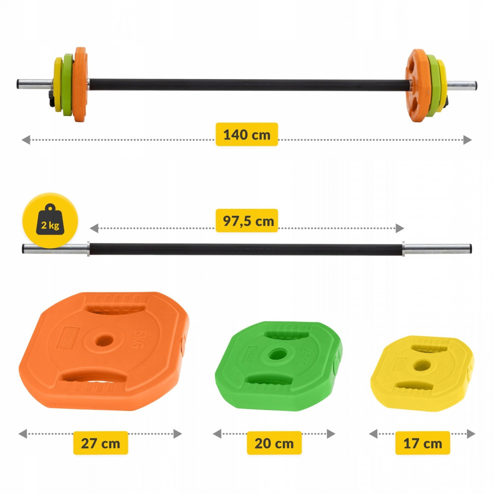Штанга для фитнеса 4FIZJO Fitness Pump 20 кг (P-5907739315656)