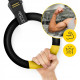 Гімнастичні кільця 4FIZJO з ABS пластику, регульовані Black/Yellow (P-5905973406109)