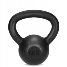 Гиря металлическая 4FIZJO 6 кг Black (P-5907739319814)