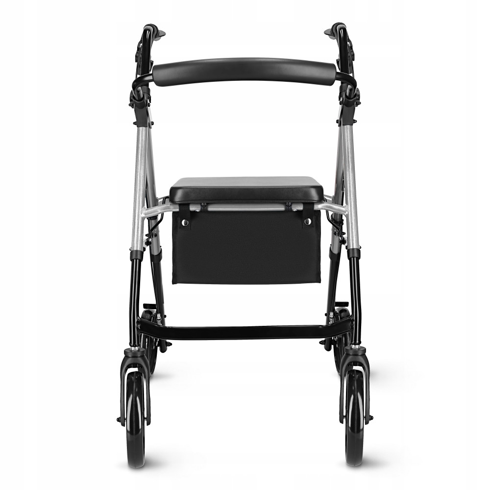 Роллер для ходьби 4FIZJO складний, зі сумкою Black/Silver (P-5905973406918)