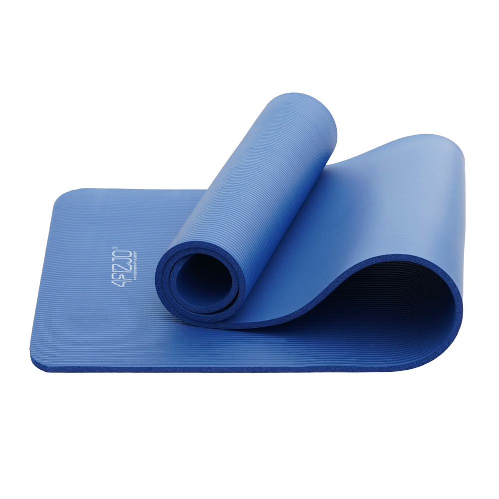 Килимок (мат) спортивний 4FIZJO NBR 1 см для йоги та фітнесу Blue 4FJ0014 (P-5907222931028)