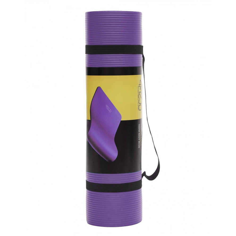 Килимок (мат) спортивний 4FIZJO NBR 1 см для йоги та фітнесу Violet 4FJ0016 (P-5907222931530)