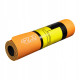 Коврик (мат) для йоги та фітнесу 4FIZJO TPE 6 мм Orange/Black 4FJ0034