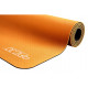 Коврик (мат) для йоги та фітнесу 4FIZJO TPE 6 мм Orange/Black 4FJ0034