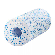 Массажный ролик (валик, роллер) гладкий 4FIZJO EPP MED+ 33 x 14 см 4FJ0054 White/Blue