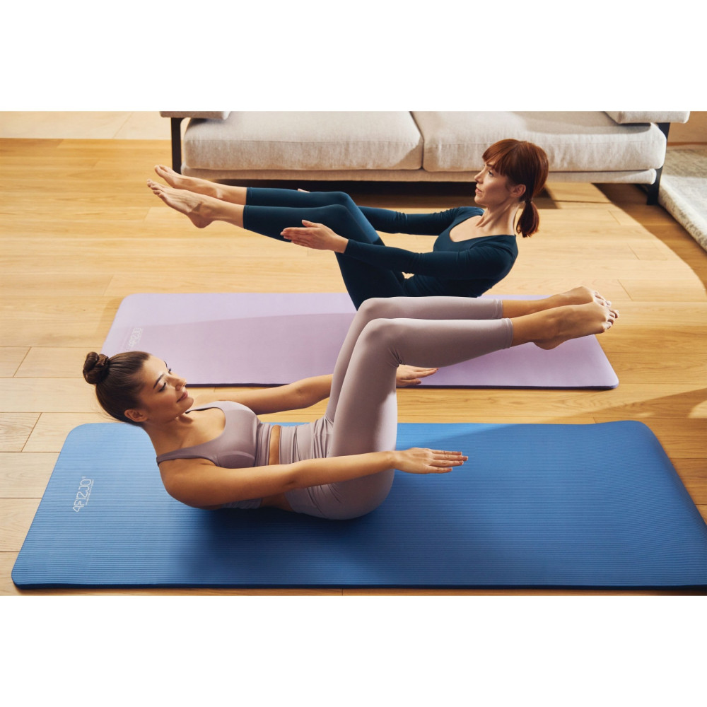 Коврик (мат) для йоги та фітнесу 4FIZJO NBR 1.5 см Blue 4FJ0112 (P-5907222931035)