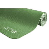 Коврик (мат) для йоги и фитнеса 4FIZJO TPE 6 мм Green/Grey 4FJ0142