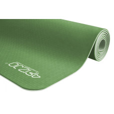 Коврик (мат) для йоги и фитнеса 4FIZJO TPE 6 мм Green/Grey 4FJ0142