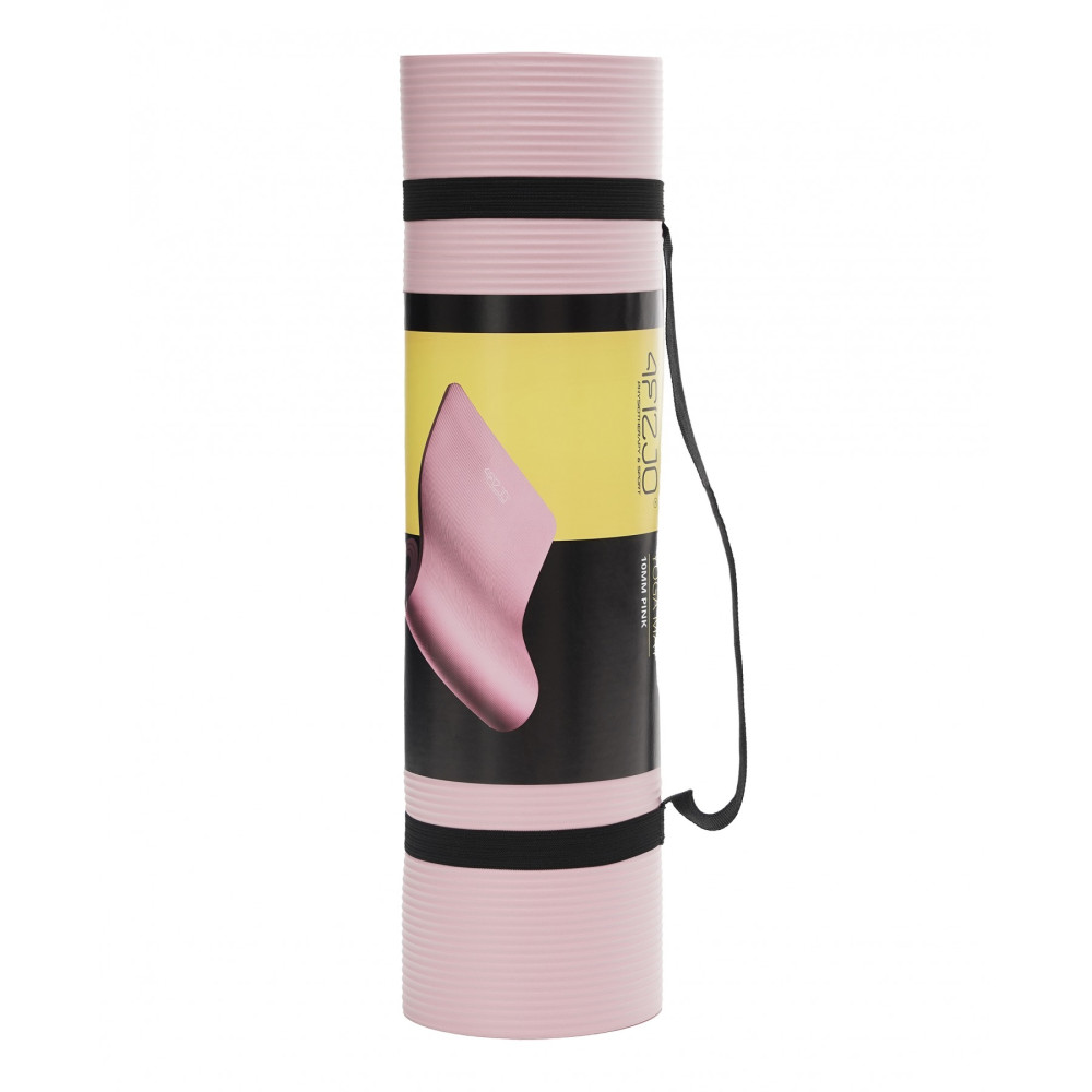 Килимок (мат) спортивний 4FIZJO NBR 180 x 60 x 1 см для йоги та фітнесу 4FJ0372 Pink (P-5907739317001)