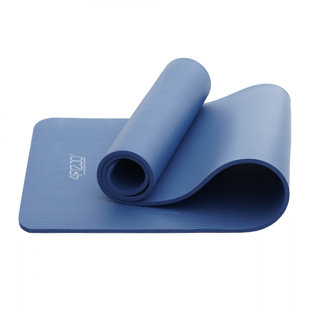 Килимок (мат) спортивний 4FIZJO NBR 180 x 60 x 1 см для йоги та фітнесу 4FJ0432 Navy Blue (P-5907739316974)