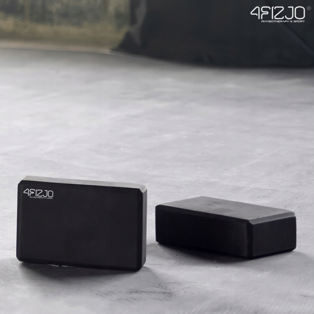 Блок для йоги 4FIZJO Black 4FJ1387 (P-5907222931387)
