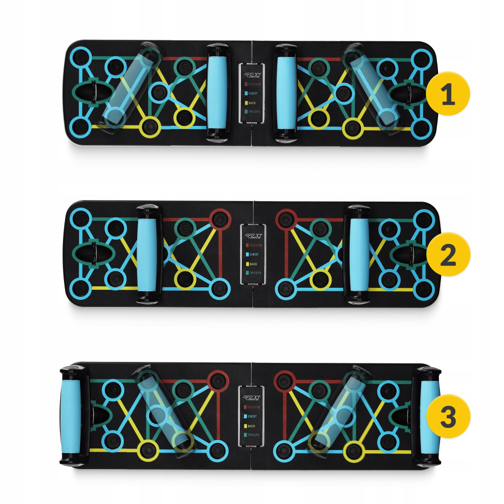 Упори (дошка) для віджимань зі змінним хватом 4FIZJO Push-up Board (P-5907739312785)