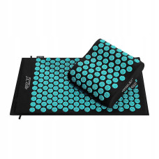 Коврик акупунктурный 4FIZJO Eco Mat XL Аппликатор Кузнецова с подушкой 72 x 42 см 4FJ0380 Black/Blue (P-5907739313911)