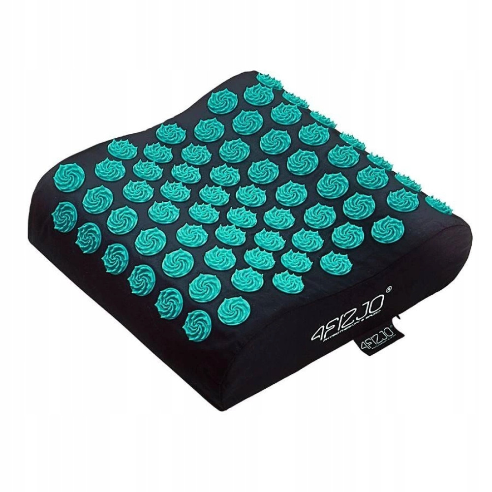 Килимок акупунктурний 4FIZJO Eco Mat XL Аплікатор Кузнєцова з подушкою 72 x 42 см 4FJ0380 Black/Blue (P-5907739313911)