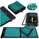 Килимок акупунктурний 4FIZJO Eco Mat XL Аплікатор Кузнєцова з подушкою 110 x 42 см 4FJ0384 Black/Blue (P-5907739313874)