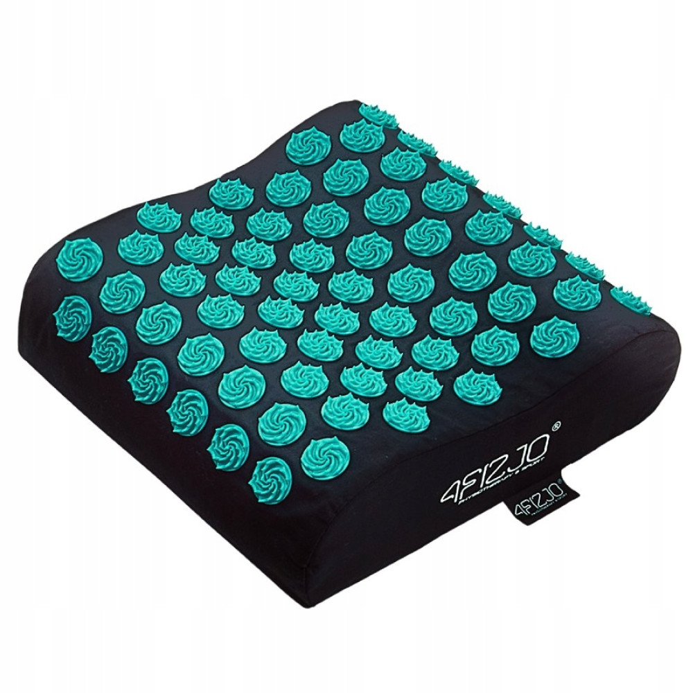 Килимок акупунктурний 4FIZJO Eco Mat XL Аплікатор Кузнєцова з подушкою 110 x 42 см 4FJ0384 Black/Blue (P-5907739313874)