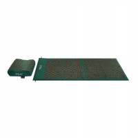 Килимок акупунктурний 4FIZJO Eco Mat XL Аплікатор Кузнєцова з подушкою 110 x 42 см 4FJ0385 Navi Green/Gold (P-5907739315083)