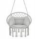 Кресло-качалка 4FIZJO Boho Dream 80 см с подушкой, подвесная, плетеная Grey (P-5905973404532)