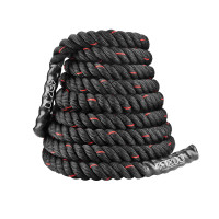 Канат тренувальний 4FIZJO Battle Rope 9 м для кросфіту Black (P-5907739312242)