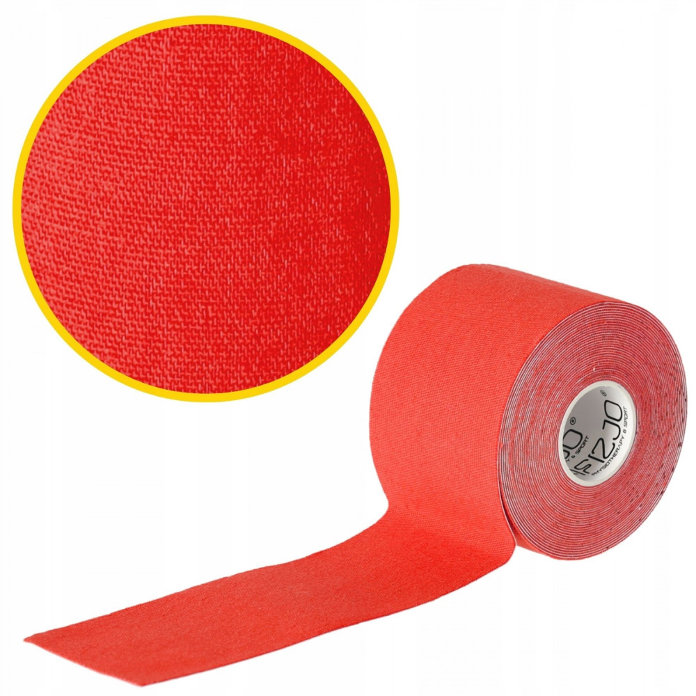 Лента кинезиологическая (кинезио тейп) 4FIZJO 5 см x 5 м 4FJ0541 Red (P-5907739318800)
