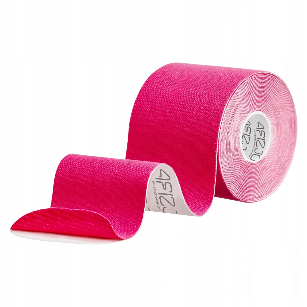 Стрічка кінезіологічна (кінезіо тейп) 4FIZJO 7.5 см x 5 м 4FJ0547 Pink (P-5907739318893)