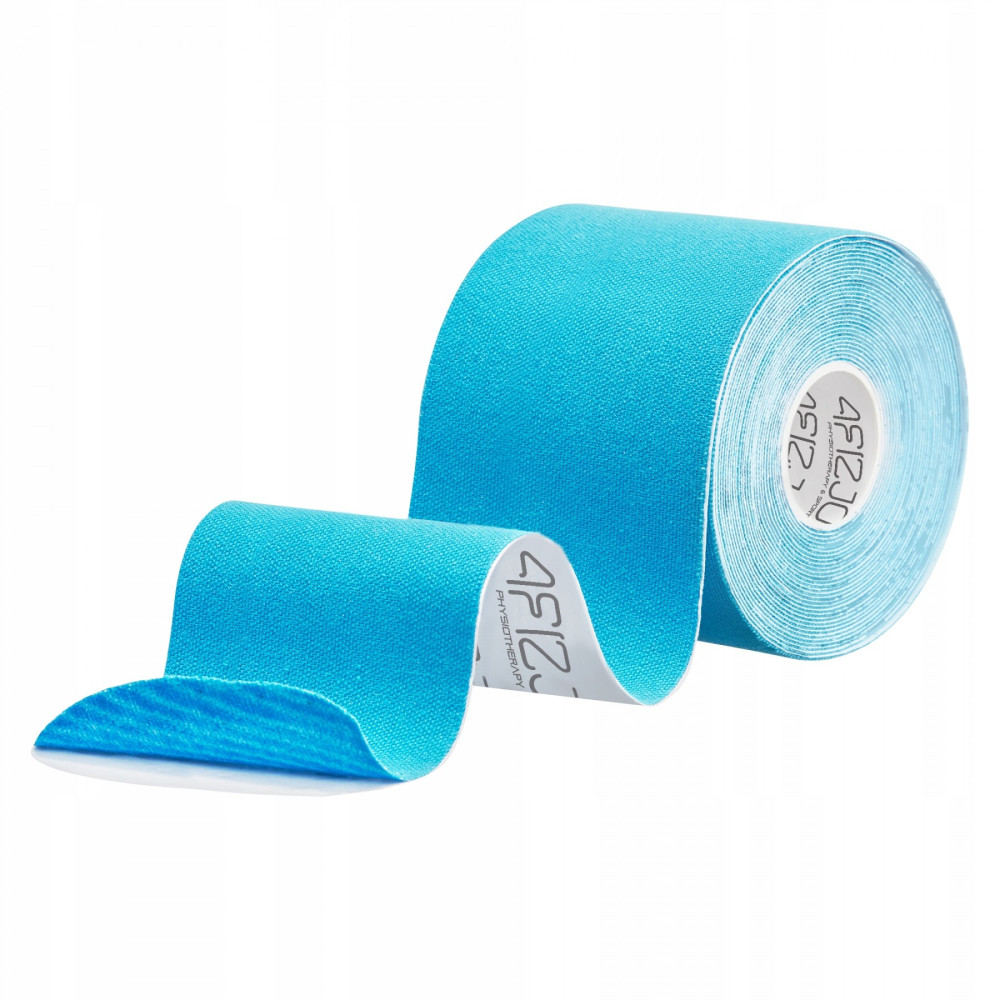 Лента кинезиологическая (кинезио тейп) 4FIZJO 7.5 см x 5 м 4FJ0548 Sky Blue (P-5907739318909)