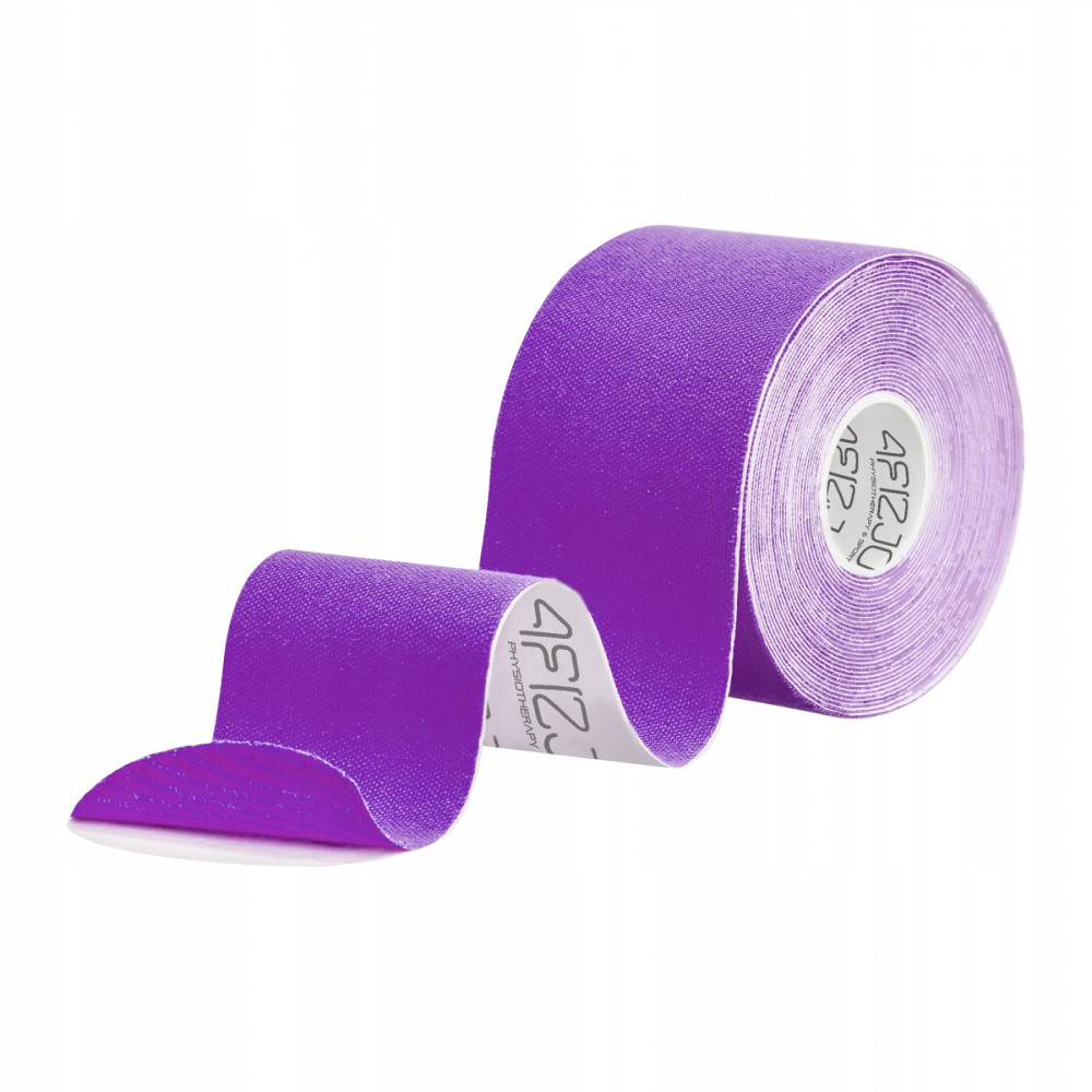 Лента кинезиологическая (кинезио тейп) 4FIZJO 5 см x 5 м 4FJ0626 Violet (P-5907739318817)