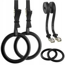 Гимнастические кольца 4FIZJO из ABS пластика, регулируемые 4FJ0431 (P-5907739314864)