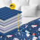 Одеяло тяжелое (утяжеленное) 4FIZJO 3 кг 100 x 150 см детское Blue (P-5905973403535)