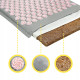 Килимок акупунктурний з подушкою 4FIZJO Eco Mat XL Аплікатор Кузнєцова 4FJ0515 Grey/Pink (P-5907739313607)