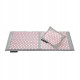 Килимок акупунктурний з подушкою 4FIZJO Eco Mat XL Аплікатор Кузнєцова 4FJ0515 Grey/Pink (P-5907739313607)