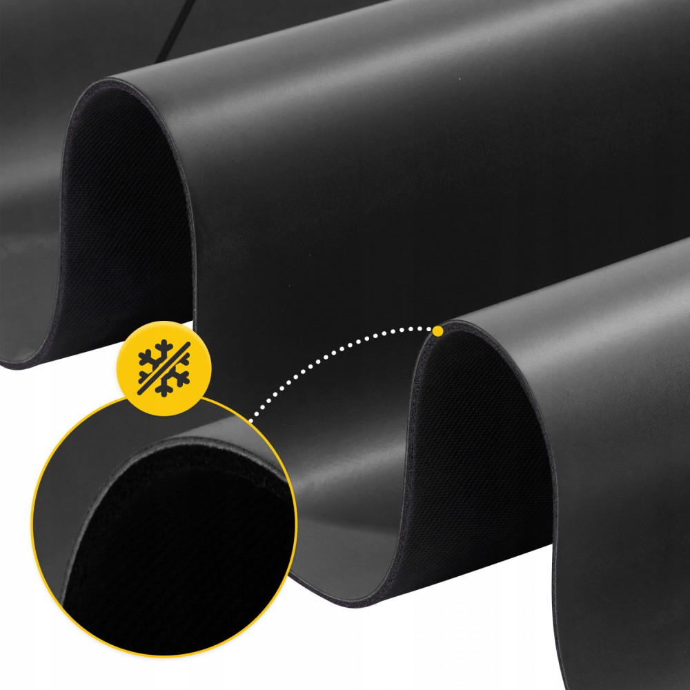 Килимок (мат) спортивний 4FIZJO PU 183 x 68 x 0.4 см для йоги та фітнесу 4FJ0587 Black (P-5907739319531)