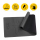 Килимок (мат) спортивний 4FIZJO PU 183 x 68 x 0.4 см для йоги та фітнесу 4FJ0587 Black (P-5907739319531)
