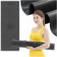 Килимок (мат) спортивний 4FIZJO PU 183 x 68 x 0.4 см для йоги та фітнесу 4FJ0587 Black (P-5907739319531)