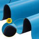 Коврик (мат) спортивный 4FIZJO PU 183 x 68 x 0.4 см для йоги и фитнеса 4FJ0588 Blue (P-5907739319555)