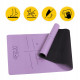 Килимок (мат) спортивний 4FIZJO PU 183 x 68 x 0.4 см для йоги та фітнесу 4FJ0589 Violet (P-5907739319548)
