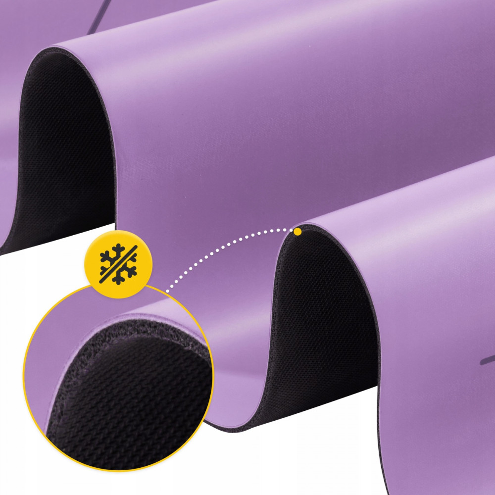 Килимок (мат) спортивний 4FIZJO PU 183 x 68 x 0.4 см для йоги та фітнесу 4FJ0589 Violet (P-5907739319548)