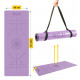 Килимок (мат) спортивний 4FIZJO PU 183 x 68 x 0.4 см для йоги та фітнесу 4FJ0589 Violet (P-5907739319548)