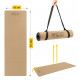 Килимок (мат) спортивний 4FIZJO Cork 183 x 61 x 0.4 см для йоги та фітнесу 4FJ0590 (P-5907739319562)