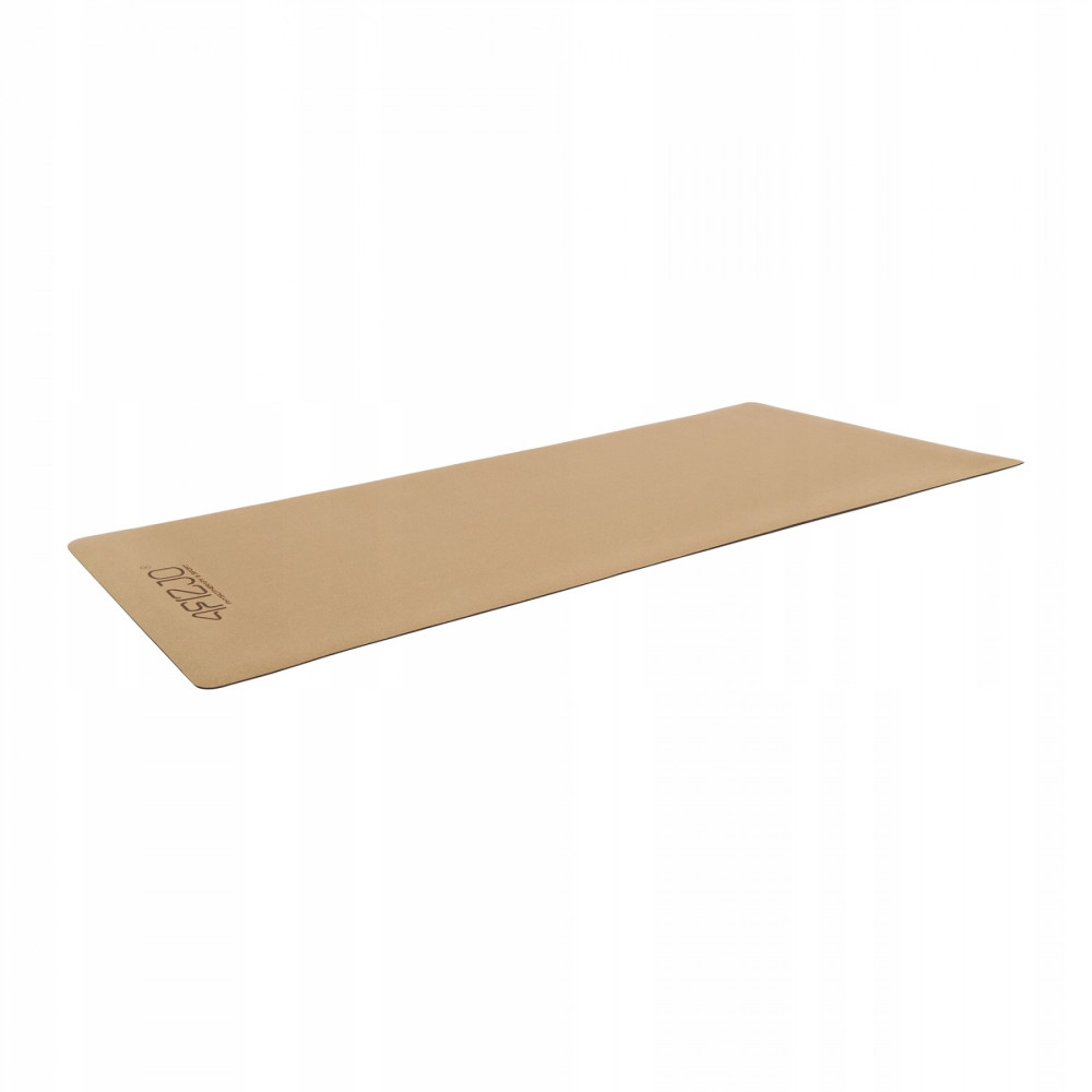 Килимок (мат) спортивний 4FIZJO Cork 183 x 61 x 0.4 см для йоги та фітнесу 4FJ0590 (P-5907739319562)