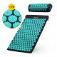 Коврик акупунктурный с валиком 4FIZJO Classic Mat Аппликатор Кузнецова Black/Blue (P-5905973402385)