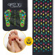 Килимок ортопедичний 4FIZJO 120 x 35 см з каменями для масажу ніг Black (P-5905973403160)