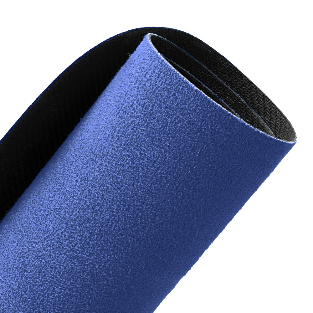 Килимок (мат) спортивний 4FIZJO замша 183 x 61 x 0.15 см для йоги та фітнесу Blue (P-5905973405713)